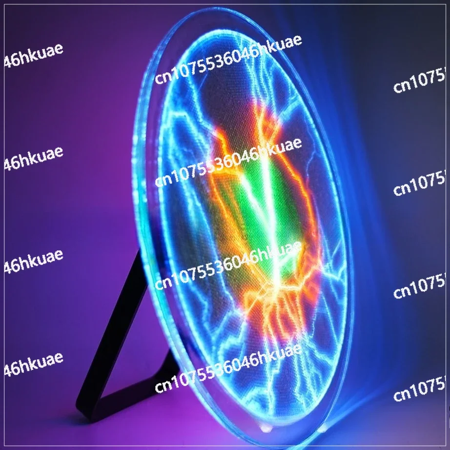 Glass 12 inch Lightning Ion Disc Plasma Magic Disc Ornament