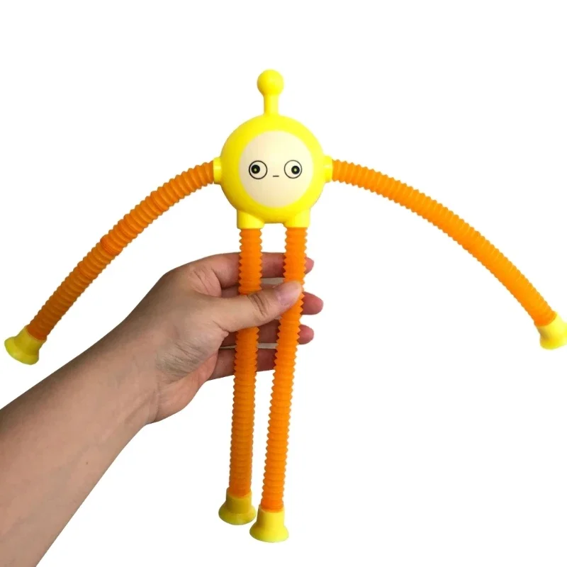 Pull & Stretch Telescopic Tube Fidgets Tube Toy for Kids Bend Anxiety Reduce Finger Toy for Autisms ADD Decompress