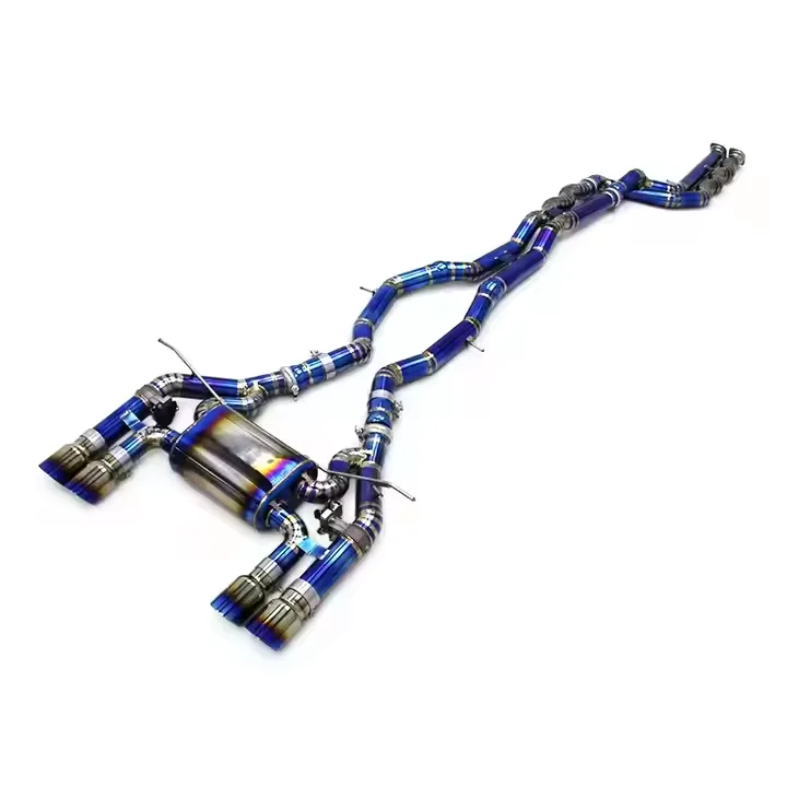 

Yooking Titanium Alloy For BMW M3/M4 F80/F82 3.0T 2015-2019 Exhaust System 2.5Inch Equal Length Midpipe Muffler Escape