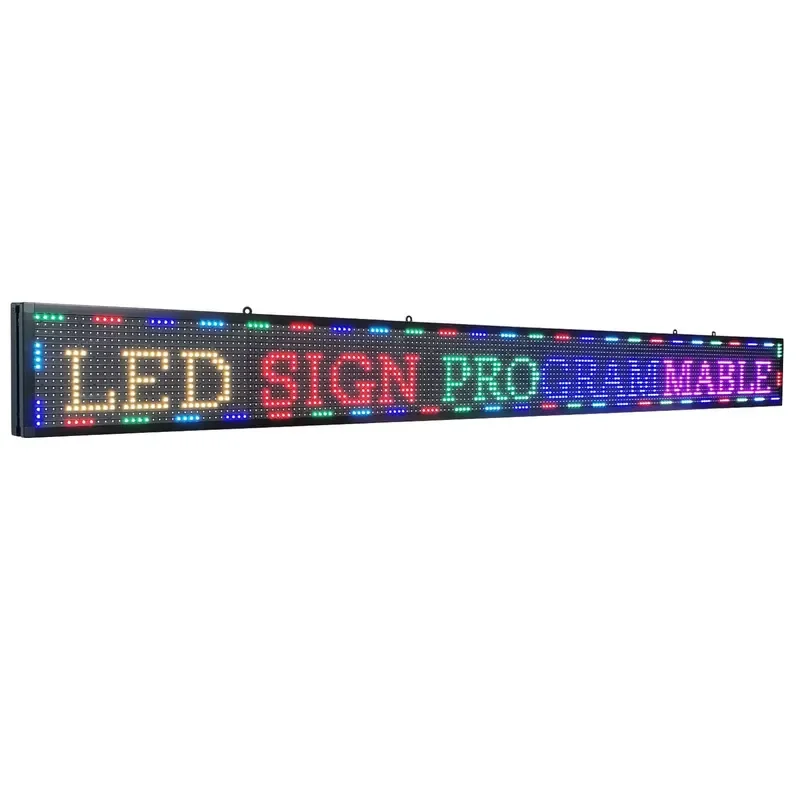 Outdoor Full Color LED Programmable Scrolling Lights Sign Display Business Store Advertising Board for Shopping Mall LED