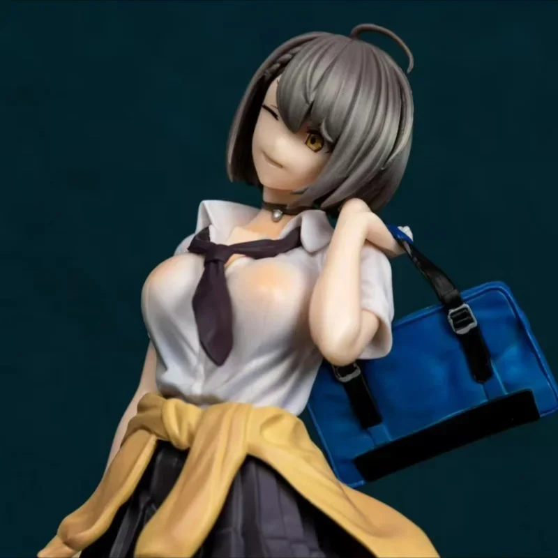 

In stock Azur Lane-Harley AceAfter School Anime PVC Action Characters Games Collectible Dolls Cartoon Toys 24 Cm Ornaments
