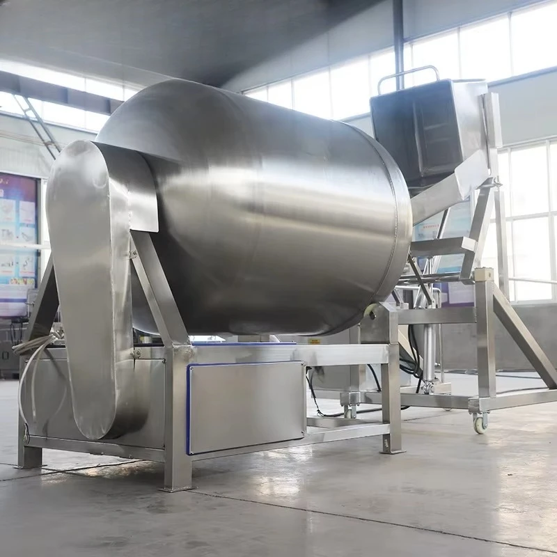 Commercial Vaccum Fish Pork Massager Meat Salt Vacuum Tumbler Marinator Chicken Marinating Machine for Sale