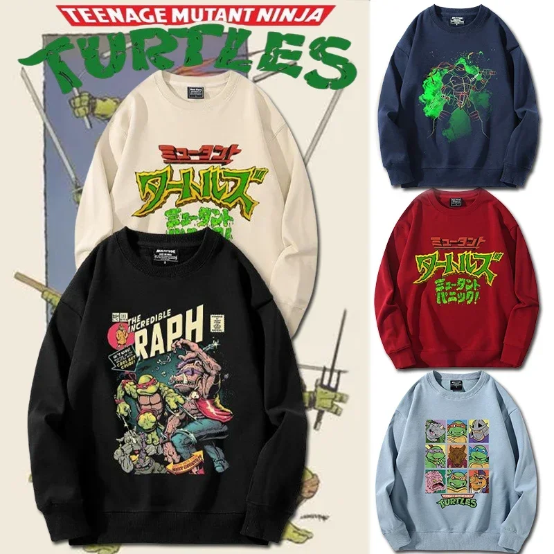 

Teenage Mutant Ninja Turtles Printed Hoodie TMNT Men's Women's Long Sleeve Jacket Fashion Sweatshirt Loose Padded Hooded Jacket