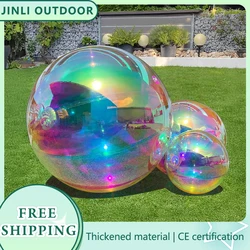 Inflatable Mirror Ball Polished Ornament Sphere For Home Outdoor Pond Swimming Pool Decoration Housewarming Gift Master New