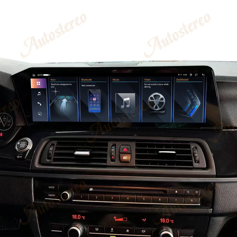 2025 Style 14.9 Inch Android 14 Carplay For BMW 5 F10 F11 F18 Car Multimedia Player GPS Navigation Auto Radio Screen Head Unit