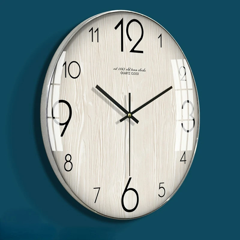 Modern living room wall clock simple bedroom Nordic atmospheric watch mute personality