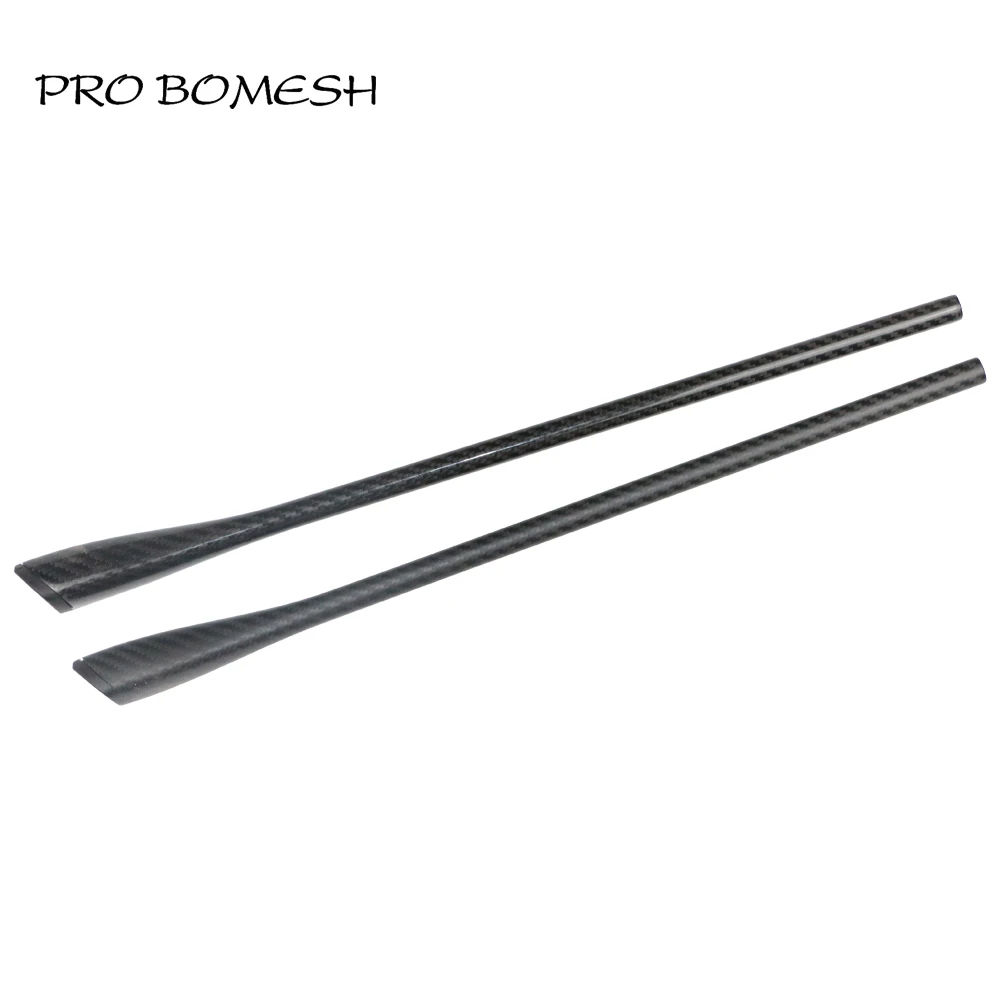 Pro Bomesh Taper Carbon Tube 45cm Grip 3K Woven Triangle Butt Rod Building Component Handle Rod Repair DIY Blank Accessory