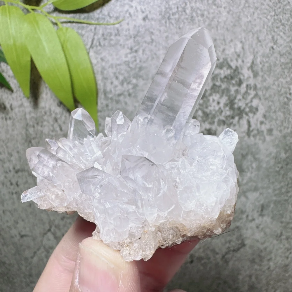 Large Clear Natural Healing Crystal Geode - Rock Quartz Cluster Raw Gemstone for Home Decor Meditation Chakra Balancing