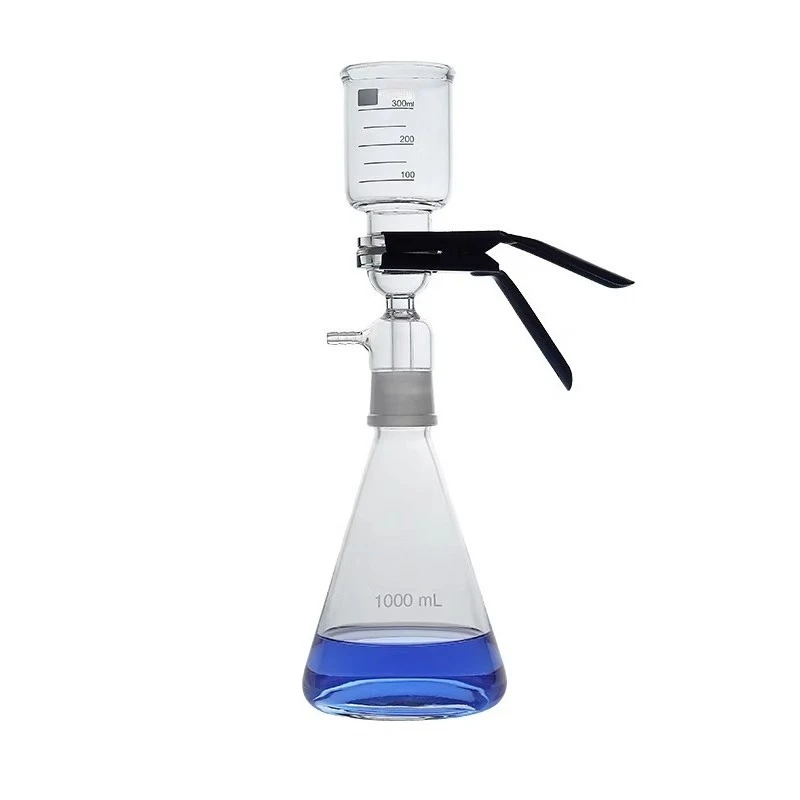 1000ml Membrane Filter Holder for Lab Vacuum Glass Filter Membrane Solutions Solvent Sintered Glass Frit