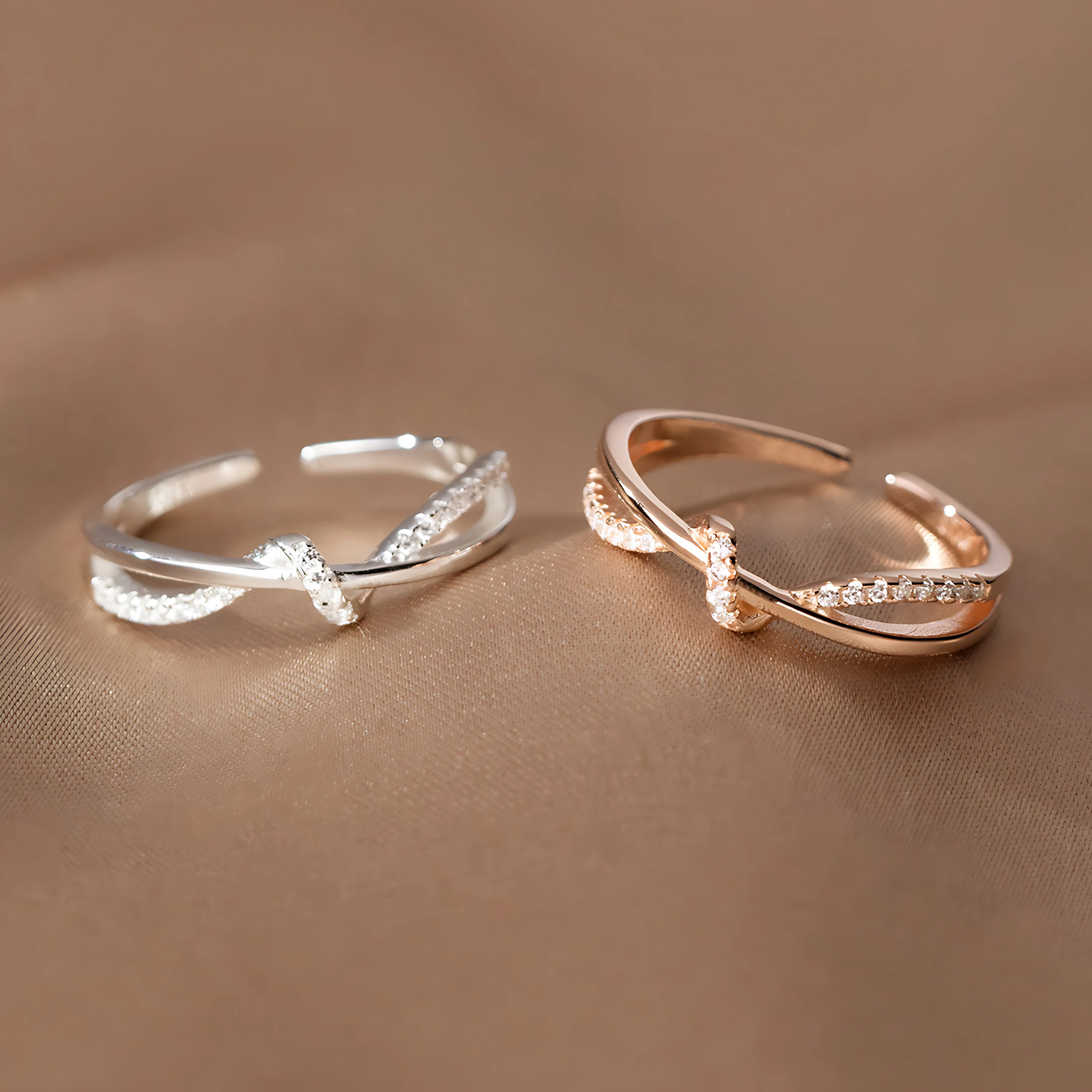 

Кольцо Sam Panda из стерлингового серебра 925 пробы с цирконом для женщин, минималистичная двухслойная обертка, роскошные универсальные трендовые ювелирные изделия, подарок, Прямая поставка