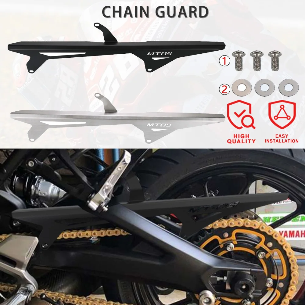 

Аксессуары для мотоциклов для Yamaha MT 09/MT09 2017 2020, защитный чехол для ремня цепи MT-09 Tracer 2015 2017, защитный чехол для цепи/ремня с ЧПУ