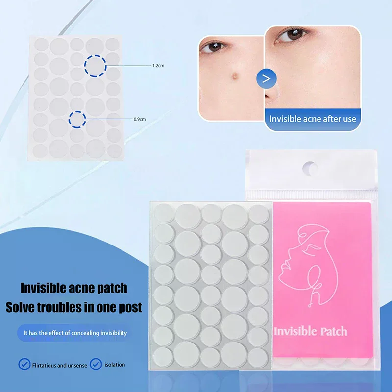 36pcs/180pcs Round Transparent Acne Patch Skincare Sticker Makeup Tool