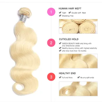 10 best sales Blonde Haarverlängerungen - №6