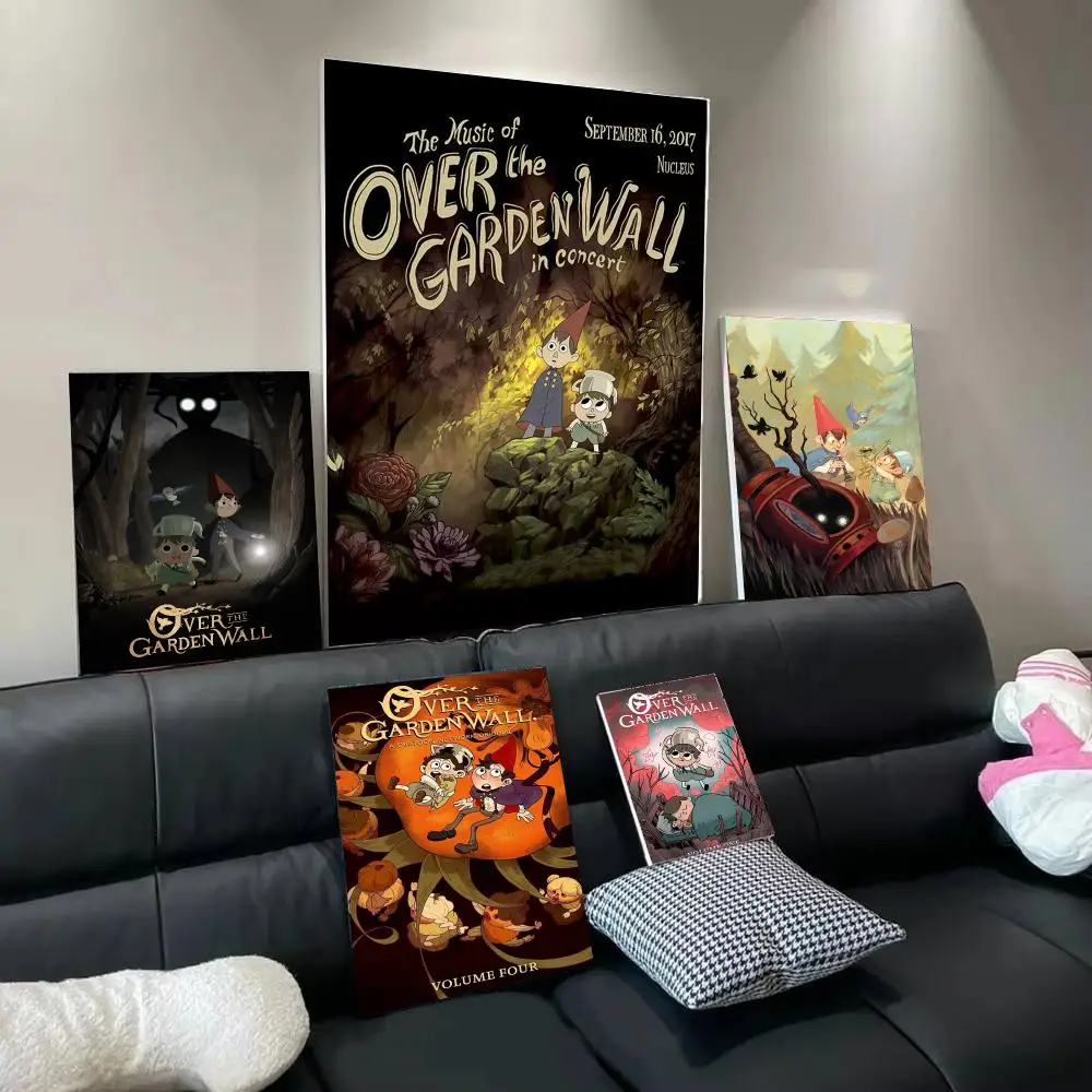Animation O-Over the Garden Wall Poster Modern  Wall Art Aesthetic Minimalist Bedroom Decor Cafe Home Gift