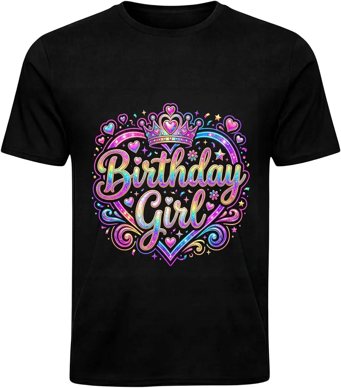 

Birthday Girl Shirt 8 Classic Unisex Crew-Neck Sweatshirt Gildan 18000 - Comfortable Black Crewneck for Adults