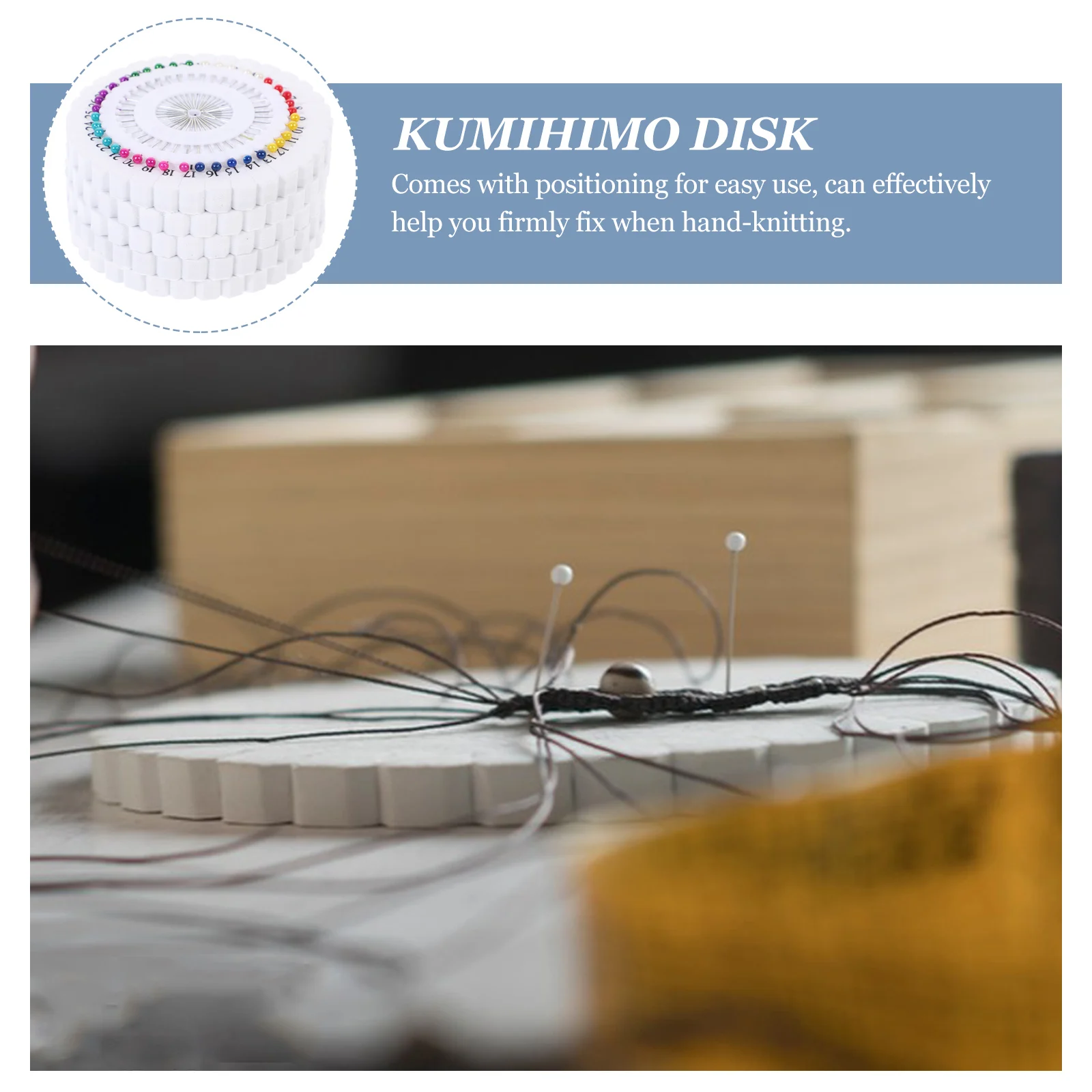 

Handmade Weaving Disk Kumihimo Braiding Board DIY Craft Kit Beading Cord Tool Plate Jewelry Making Round Square Designer