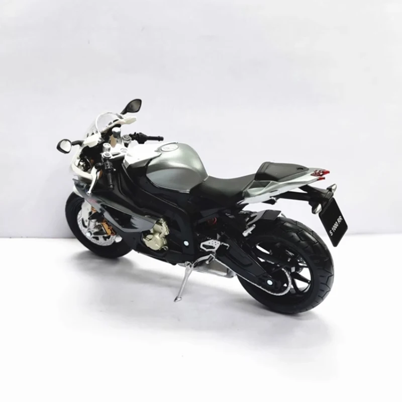 Diecast Alloy 1:12 Scale S1000RR Motorcycle Model Adult Classic Collection Static Display Ornament Souvenir Toys Gifts Nostalgia