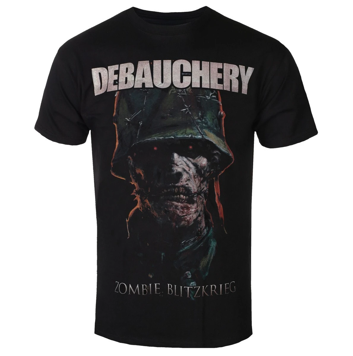 

Debauchery Zombie Blitzkrieg Clothing Pattern Band Print Summer Luxury Brand Cotton Men's and Women's T-Shirts Short Sleeves