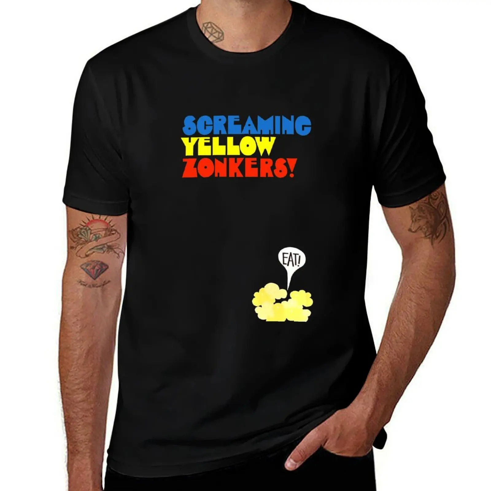 Screaming Yellow Zonkers T-Shirt Comfort Stretch Tee Shirt T-Shirt