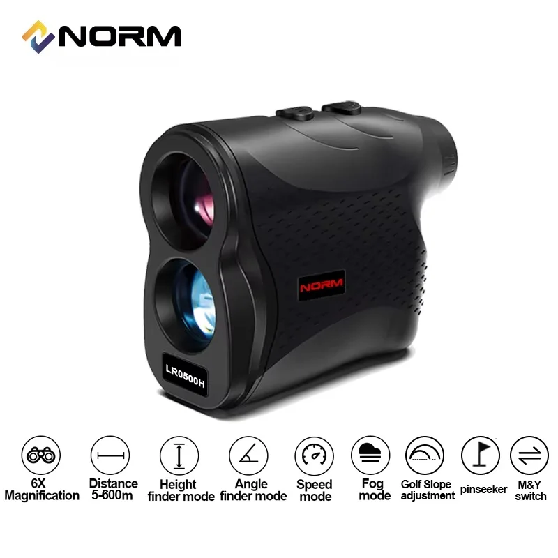 

NORM Laser Rangefinder, Distance Meter, Angle and Height, Speed Measurement, 5-500m, Outdoor Use, Building Surveying