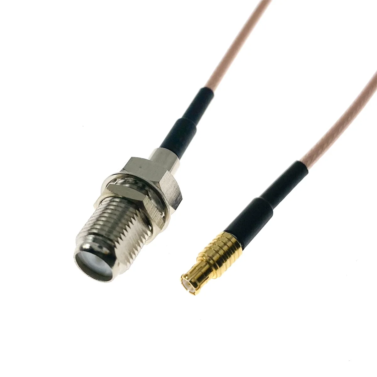 Rg316 f tv Buchsen mutter Schott an mcx Stecker 50Ohm verlust armes Jumper-Koax-HF-Kabel