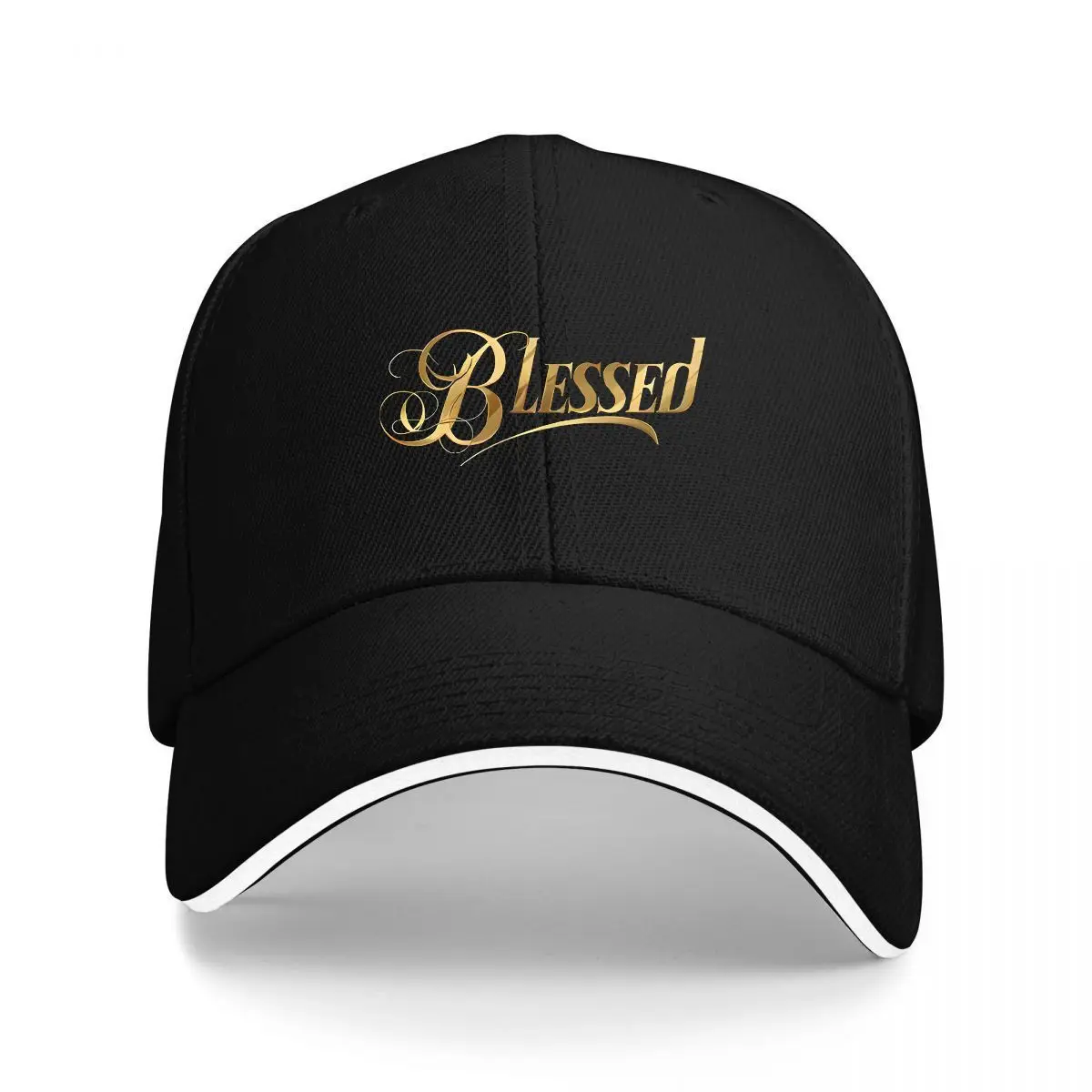 Blessed Print Baseball Cap Unisex Breathable Adjustable Casual Sports Outdoor Hat