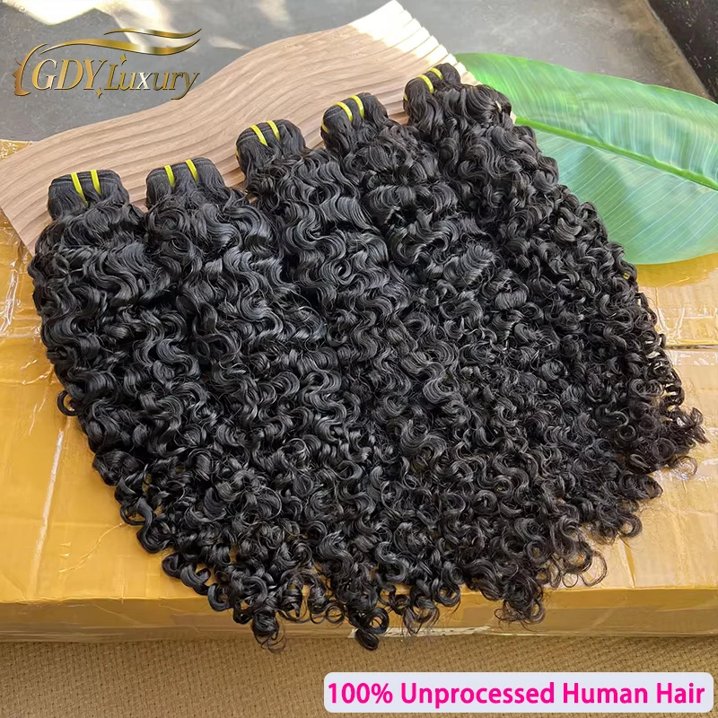 12A Grade Burmese Curly Raw Hair Bundles Unprocessed 100% Human Hair Extensions Curly Hair Bundles Burmese Human hair Deals Full