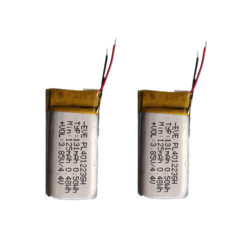 Newly upgraded PL401223GH 3.85V 125mAh Watch Battery for Xiaomi Mi Band 5 M2129B1/M2130B1/M2140B1 with 2-Wire Batteries