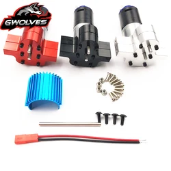 WPL 1/16 DIY Upgrade 6x6 RC Crawle Metal Metal transfer case with 380 motor for B14 B24 B16 B36 C14 C24 MN90 Q60 Q61RC parts
