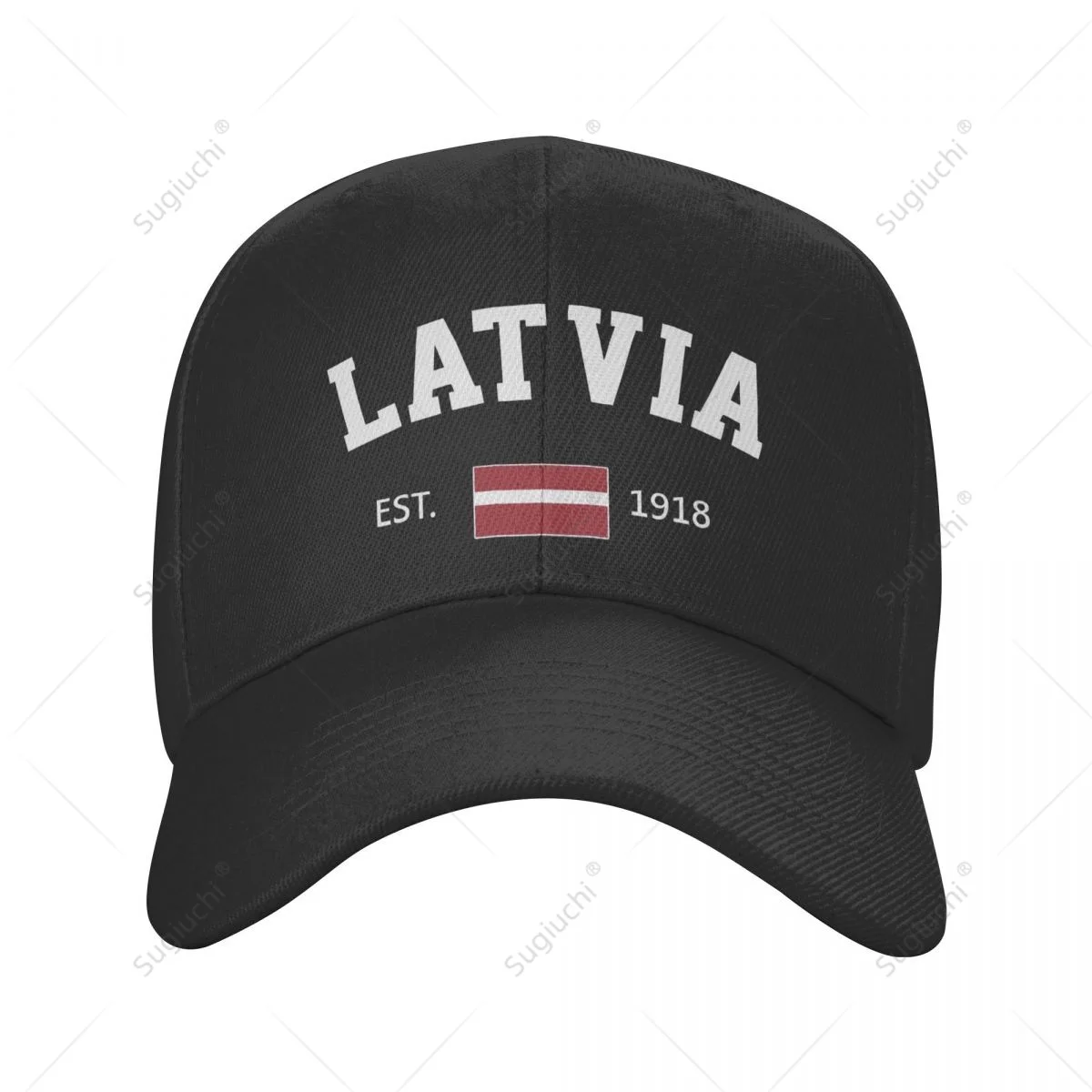 Baseball Cap Latvia EST.1918 Independence Day Wild Sun Shade Peaked Adjustable Outdoor Caps