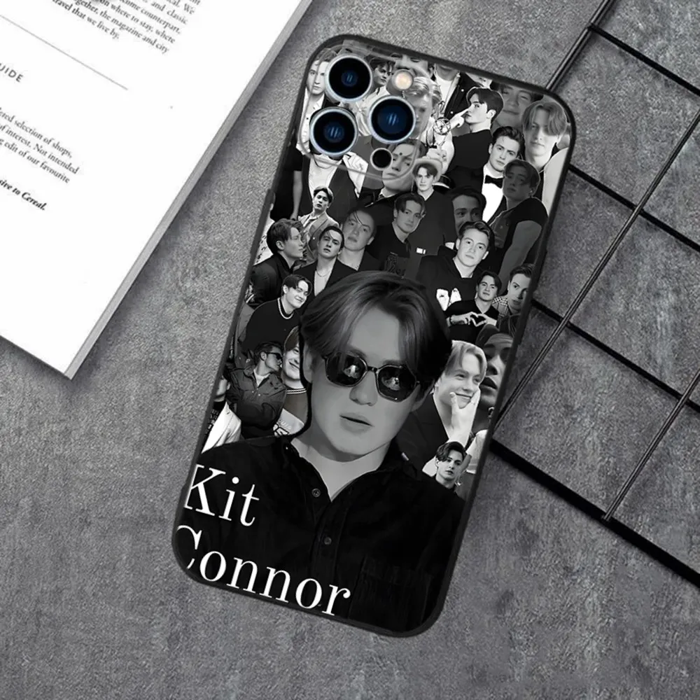 Kit Connor Phone Case For Apple iPhone 15,14,13,12,11,XS,XR,X,8,7,Pro,Max,Plus,mini Silicone Black Cover