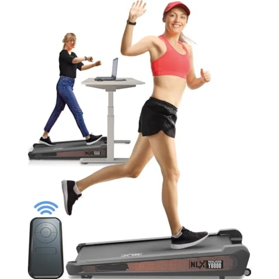 

Treadmill - Under-Desk Treadmill Perfect for Home or Office Use, Walking or Running Treadmill with Adjustable Incline, 260 lbs M