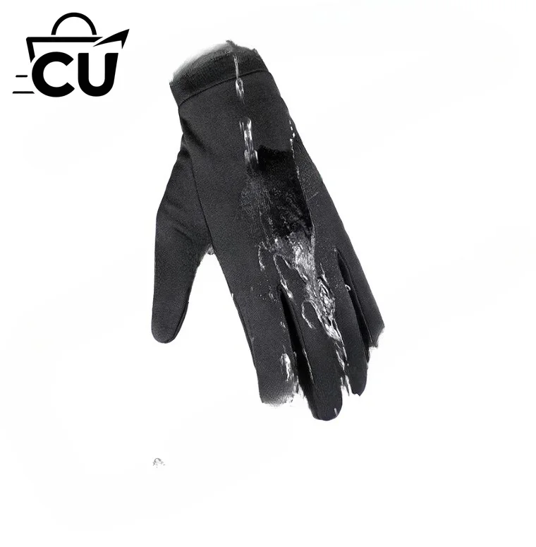 Suitable for winter riding gloves men's and women's motorcycle fleece touch screen warm windproof and non-slip gloves