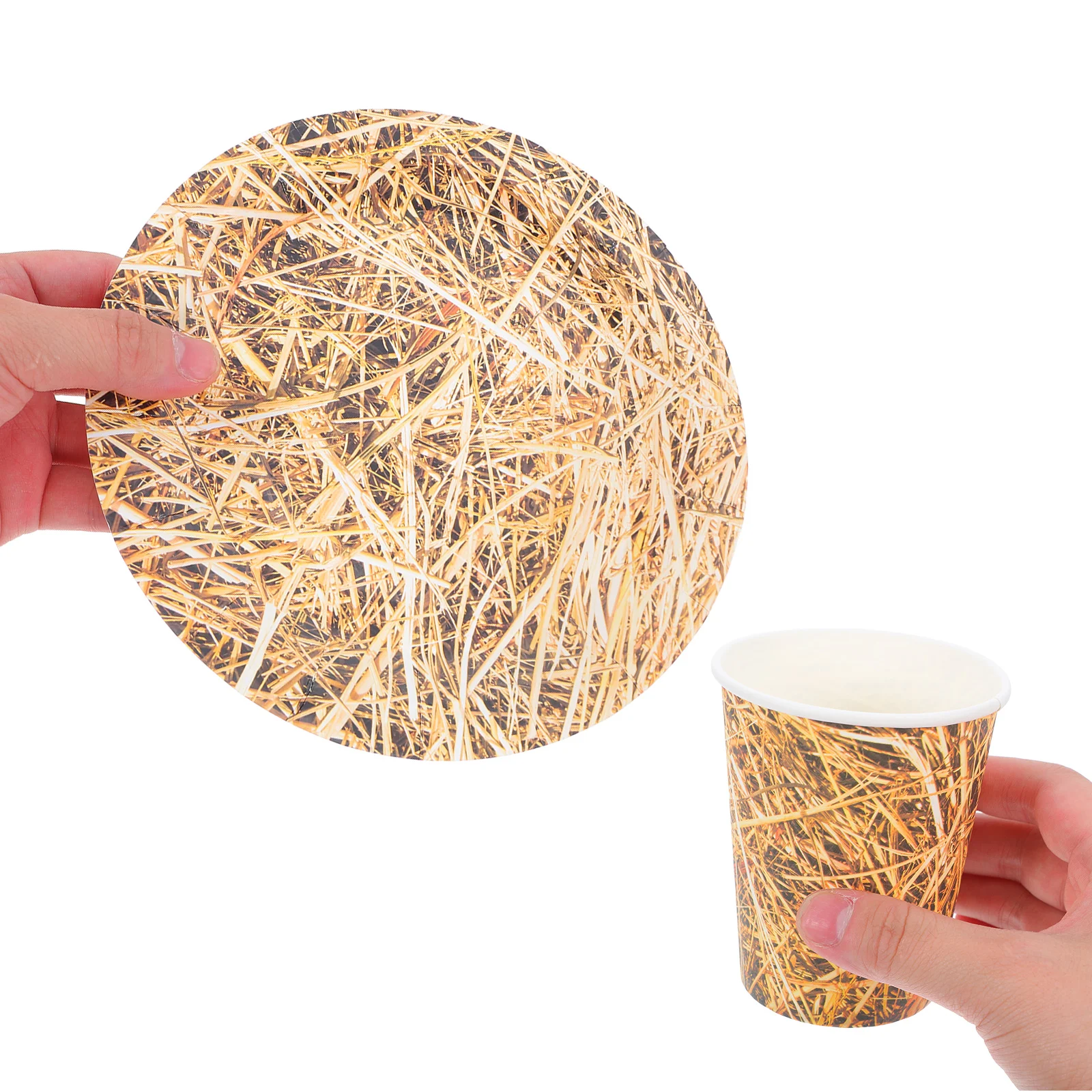 

1 комплект, 1 комплект, украшения для вечеринки в виде сена, бумажные тарелки на западной ковбойскую тему, чашки, скатерть, одноразовые принадлежности для вечеринок на ферме -