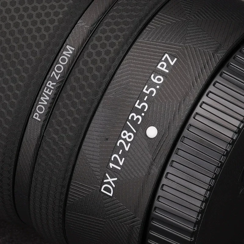 Per Nikon Z DX 12-28mm F3.5-5.6 PZ Decalcomania Della Pelle Dell'involucro Del Vinile Pellicola Obiettivo Della Macchina Fotografica Adesivo Protettivo Anti-Graffio protezione cappotto