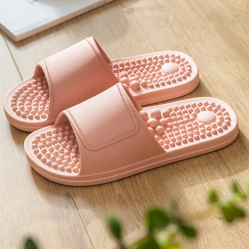 Massage Slipper Female Summer Acupoint Foot Therapy Shoe Indoor Home Soft Bottom Bathroom Anti-Slip Foot Bottom Massager