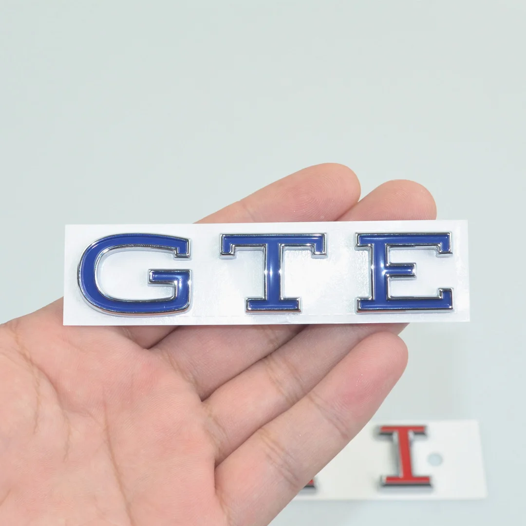 GTI GTD GTE Golf Logo Car Trunk Emblem Sticker Accessories For Volkswagen VW Rline R Polo MK8 Passat Magotan Tiguan Jetta Bora