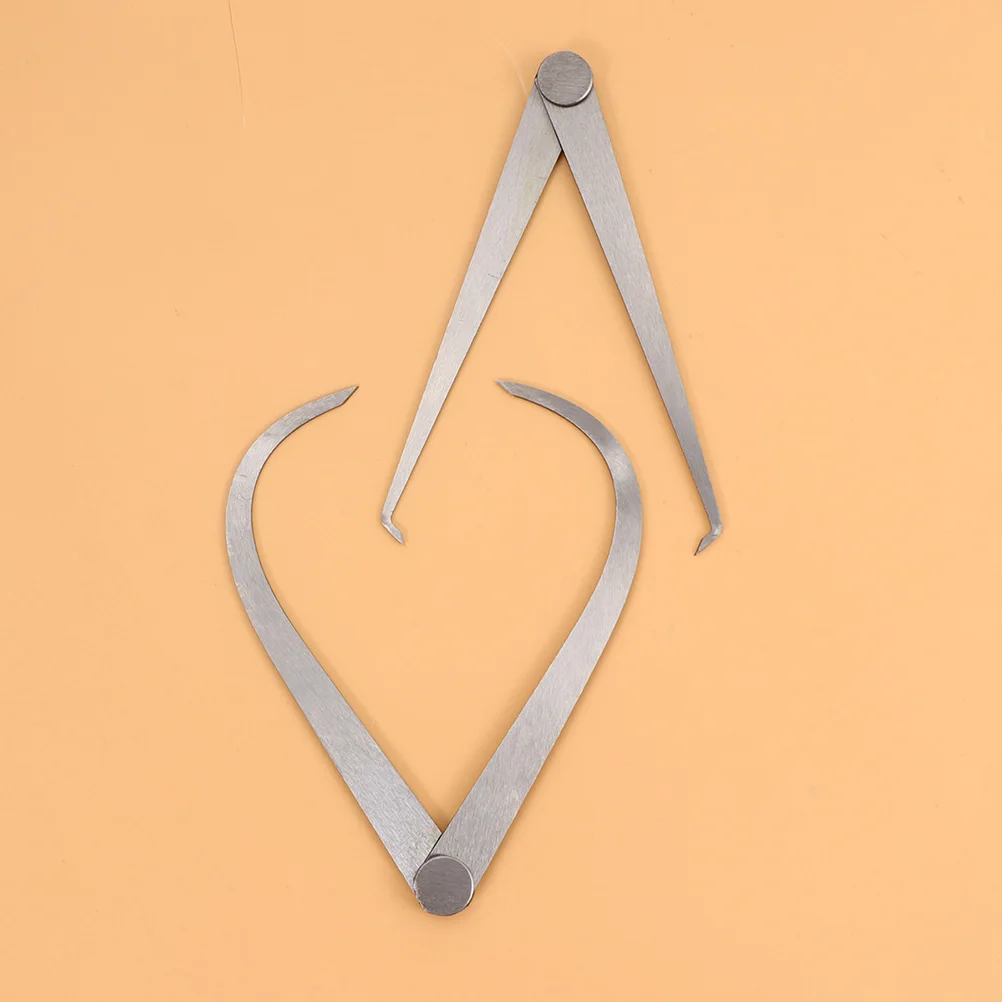 

4 Pcs Measuring Caliper Set Steel Compact Lightweight Calipers Sculpture Modeling Clay Ceramic Pottery