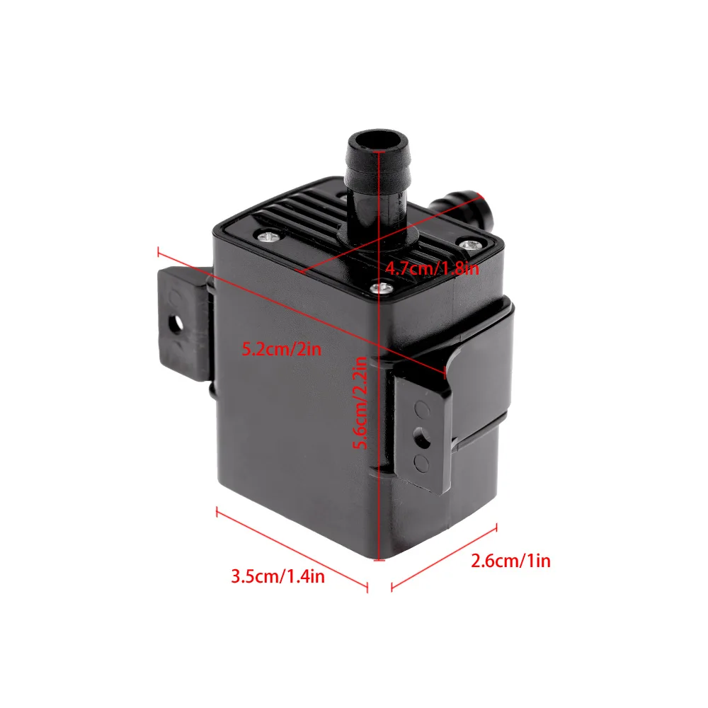فائقة الهدوء صغيرة DC12V 9 واط مايكرو فرش مضخة زيت المياه نافورة غاطسة مقاوم للماء حوض السمك تعميم 300L/H رفع 450 سنتيمتر