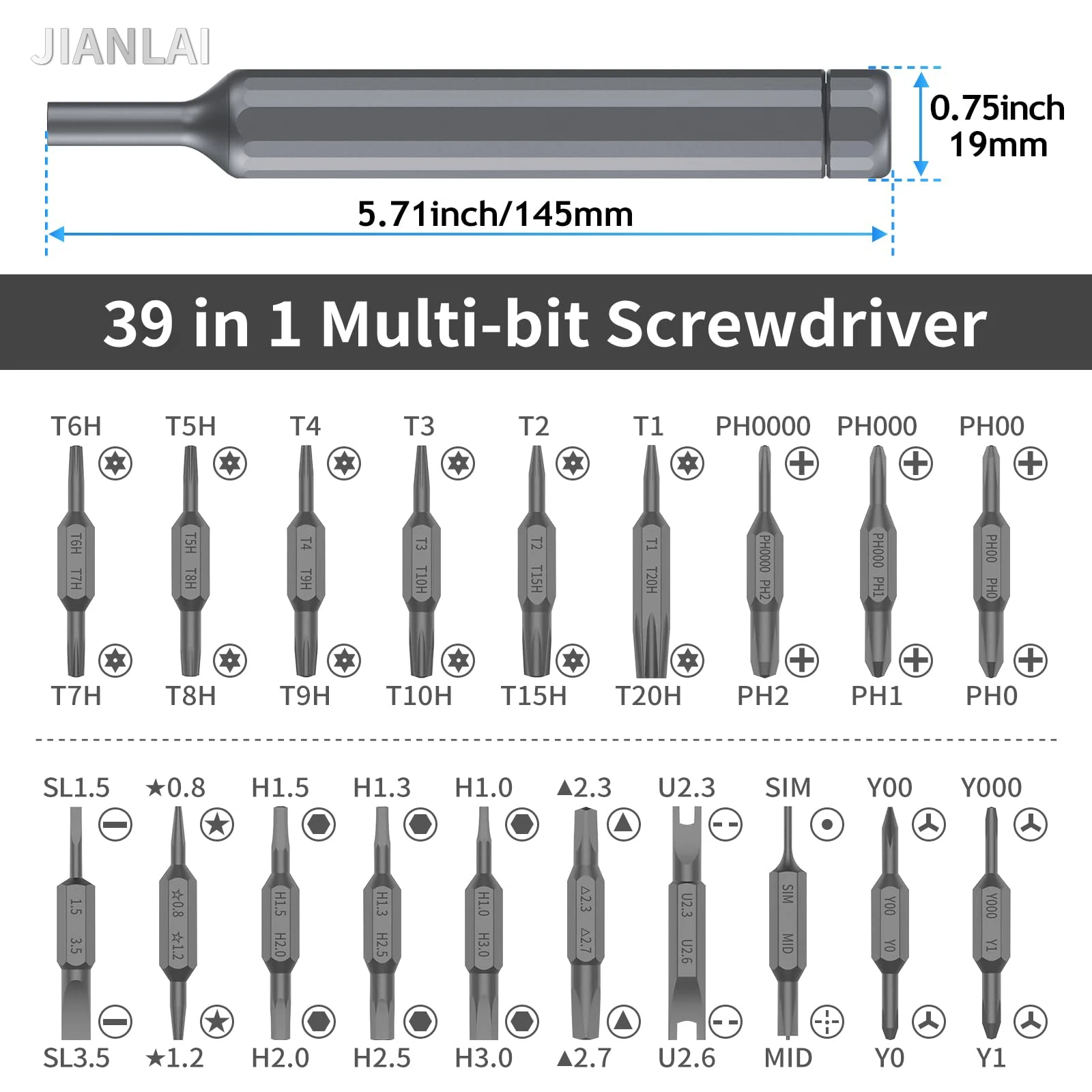 

Hot selling 27, 39 in 1 precision dual-purpose screwdriver set with a plum blossom shaped cross and portable disassembly tool