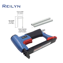 21GA Air Stapler 8016 Pneumatic Upholstery Stapler Pneumatic Staple Gun Air Stapler Gun Nailer Small for sofa