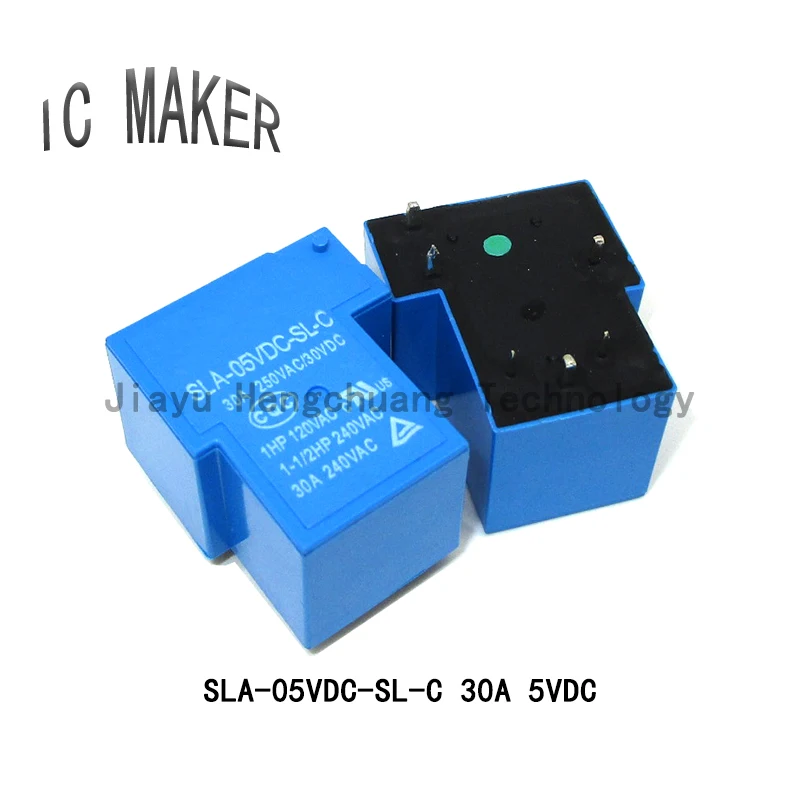 Original power relay SLA-05VDC-SL-C SLA-12VDC-SL-C SLA-24VDC-SL-C 30A 6-pin set conversion T90