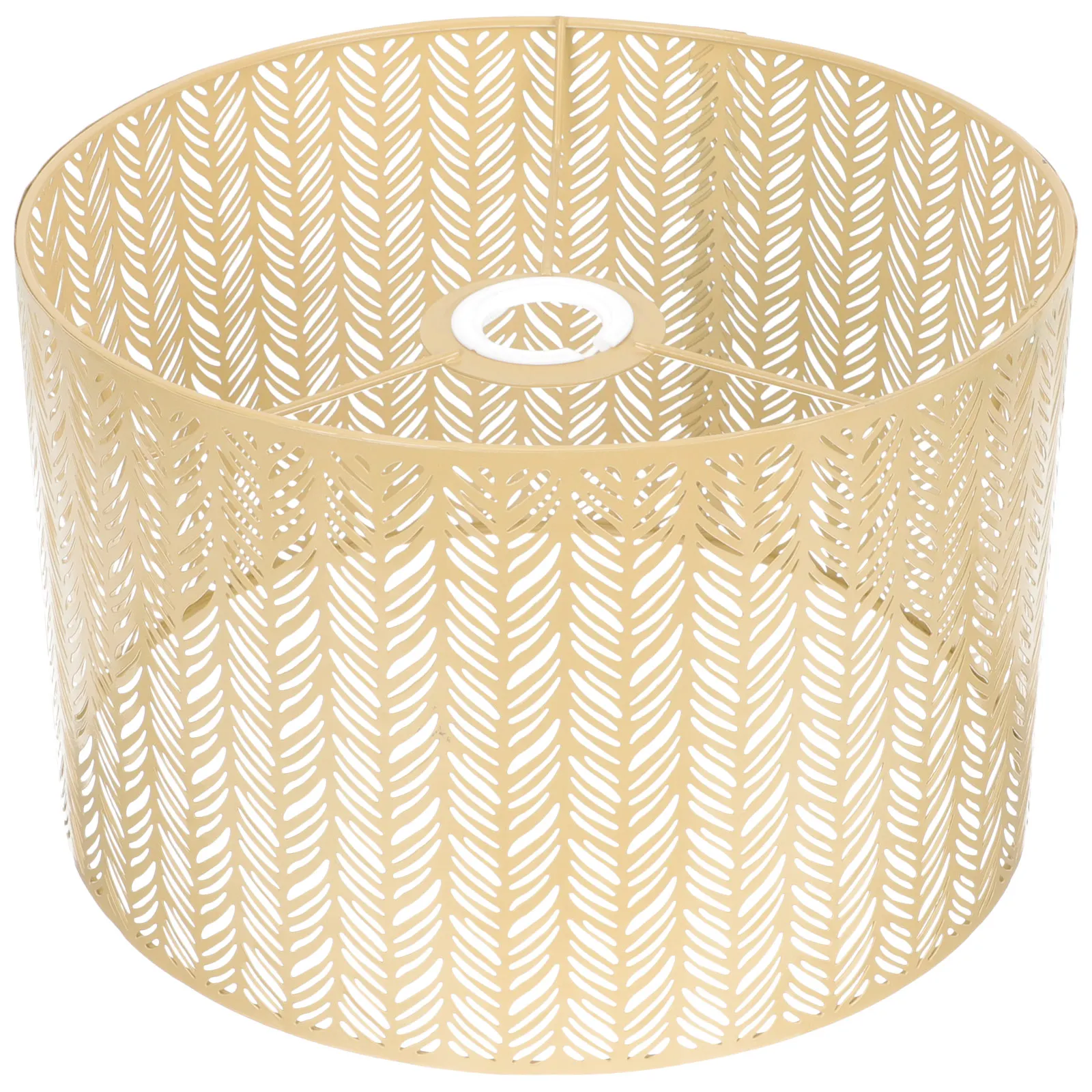 

Metal Lampshade Cylinder Light Cover Hollow Desk Decorative Simple Coffee Shop Restaurant Wedding Party