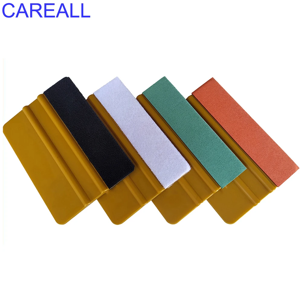 

CAREALL Vinyl Installation Tint Tool Car Sticker Accessories Carbon Film Wrapping Felt Squeegee Scraper Window Cleaning Wiper