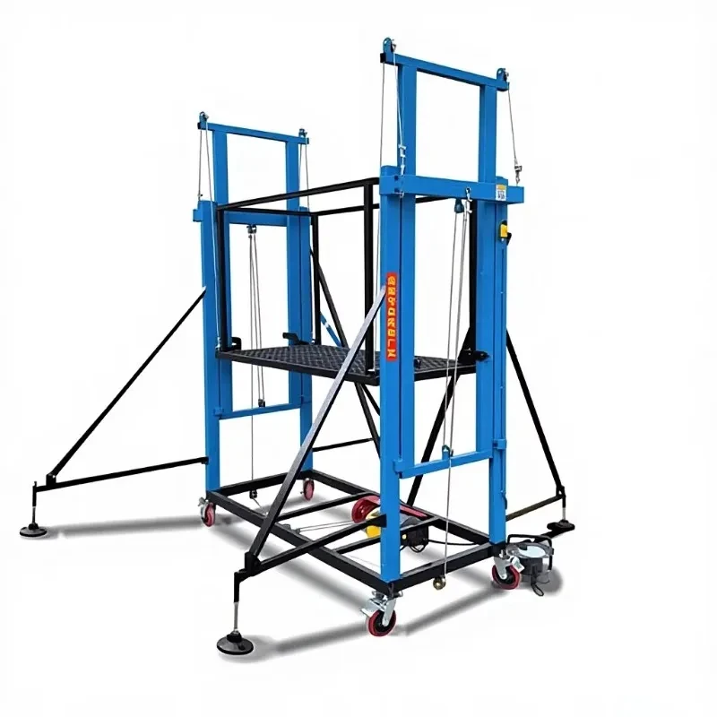

Portable Steel Lifting Tables Wire Rope Sling Type Hoist Scaffold Construction and Retail Industries