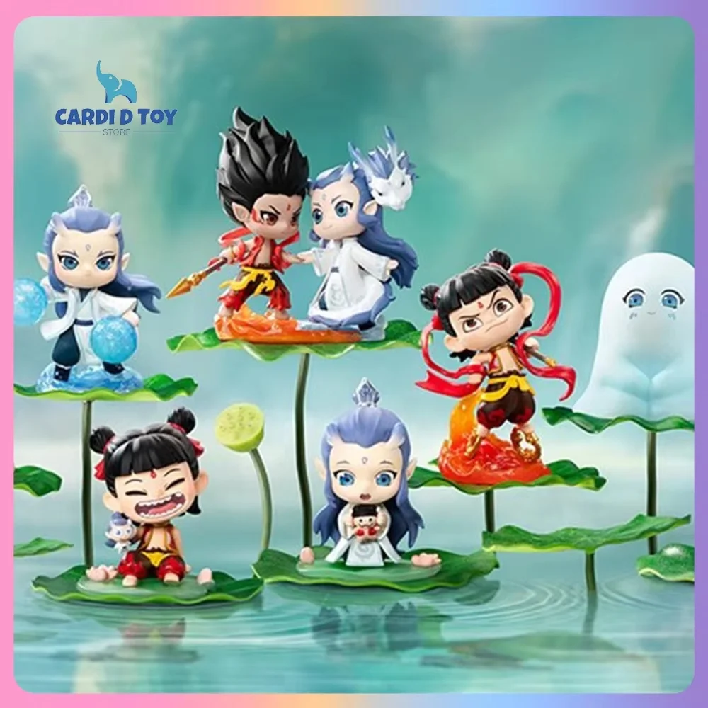 

Pop Mart Ne Zha: Birth Of The Demon Child Inborn Bond Series Mystery Box Ne Zha Action Figure Ao Bing Action Figure Movie Toys