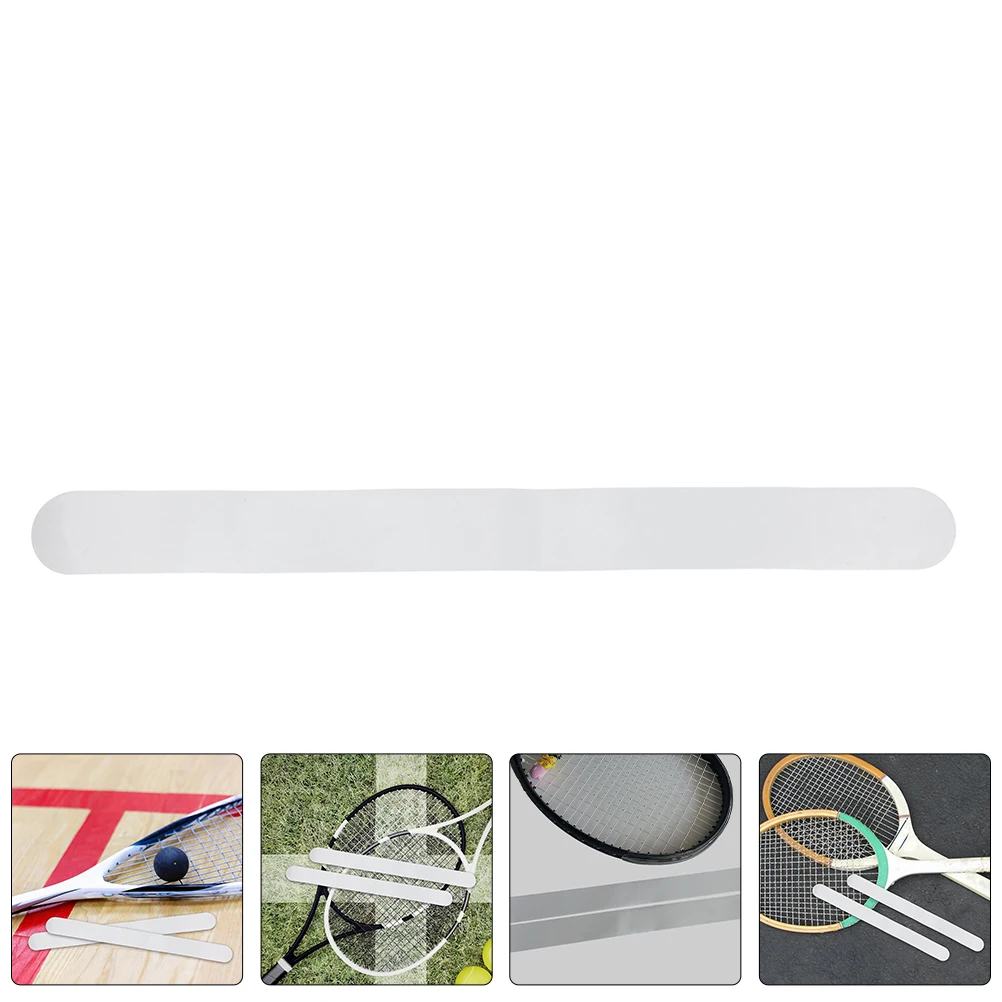 

1pc Tpu Tennis Racket Anti-Scratch Head Tape Clear Transparent Protective Frame Sport Racquet Supplies Portable Removable Tape