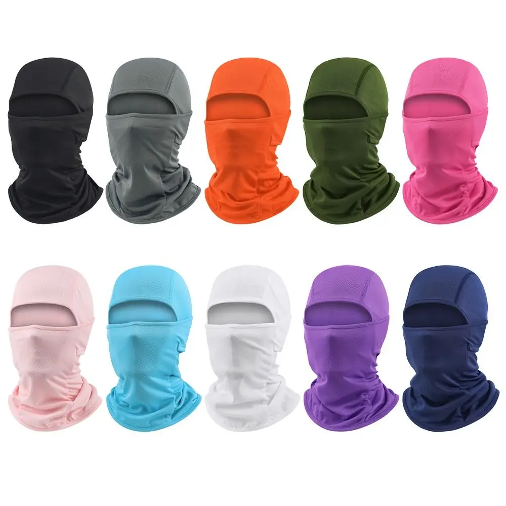 1PC Men Women Caps Cycling Balaclava Full Face Ski Cover Bicycle Hat Windproof Breathable Anti-UV Motorcycle Helmet Liner Cap