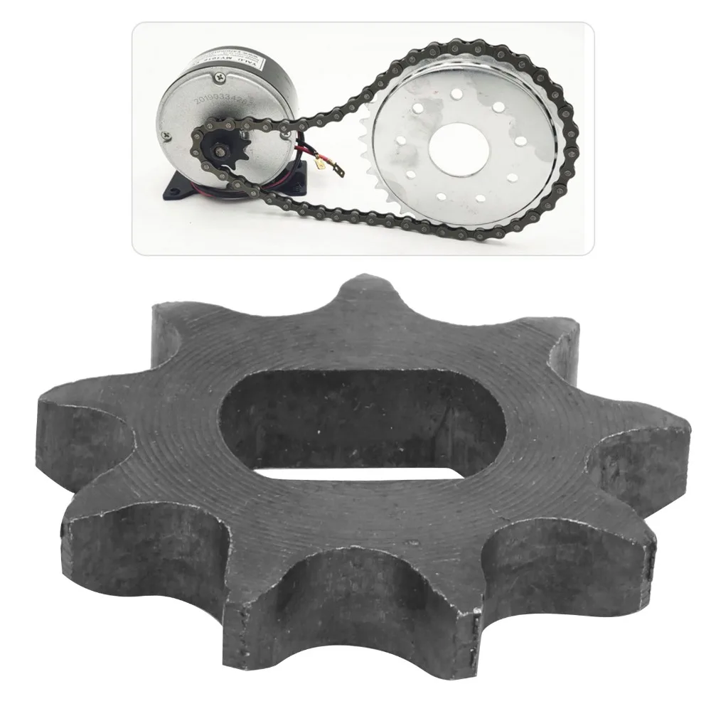 Durable 428 9T Chain Sprocket Inner 17X12mm Metal Electric Scooter Sprocket Motor Engine Sprocket Electric Scooter Accessory