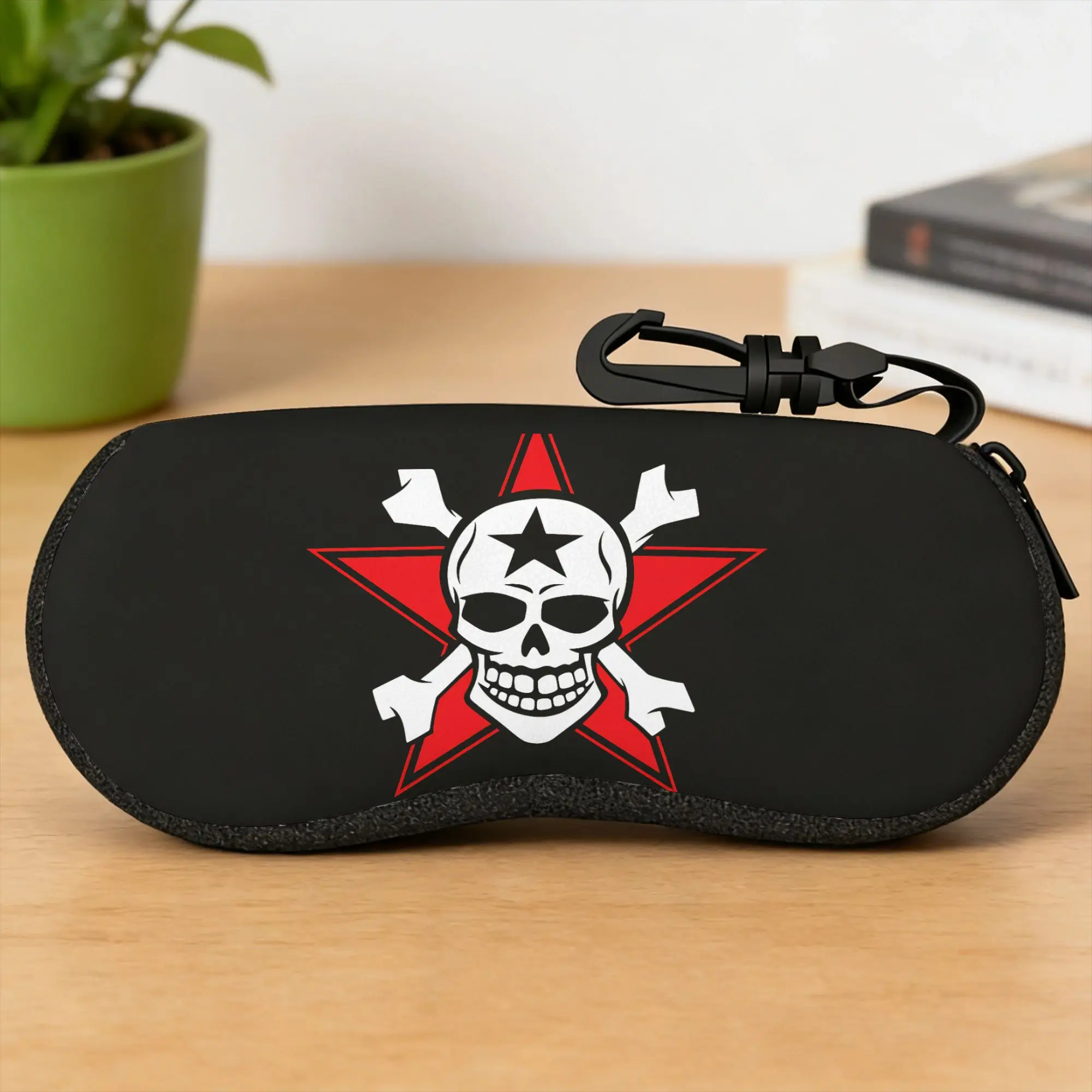 Zum Bitteren Ende Die Toten Hosen Estojo para Óculos, Capa para Óculos de Sol, Bolsa Masculina para Óculos, Organizador de Óculos Moderno